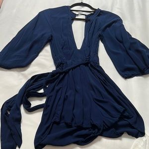 Blue/navy planet blue romper!